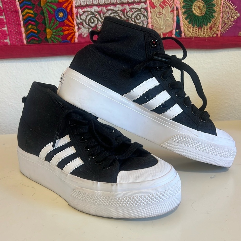 Adidas Platform Hightop Sneakers